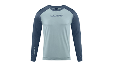 پیراهن آستین‌بلند دوچرخه‌سواری CUBE ATX Round Neck